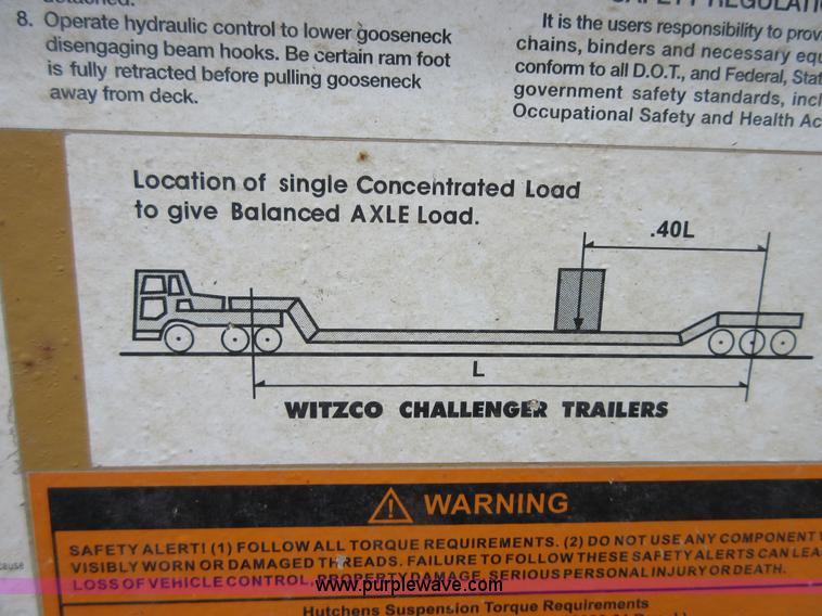 image for item D2497 2014 Whitzco Challenger RG-35 equipment trailer