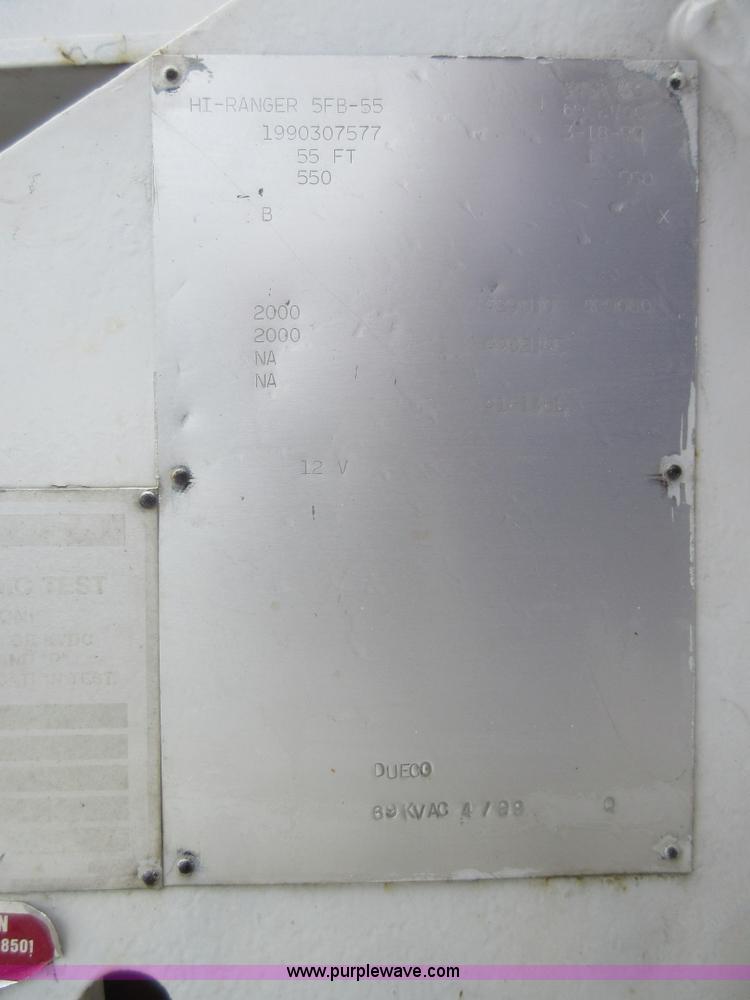 image for item G3686 1999 International 4700 bucket truck