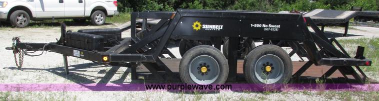 image for item H4617 2006 Biljax ET12000 hydraulic drop deck equipment trailer