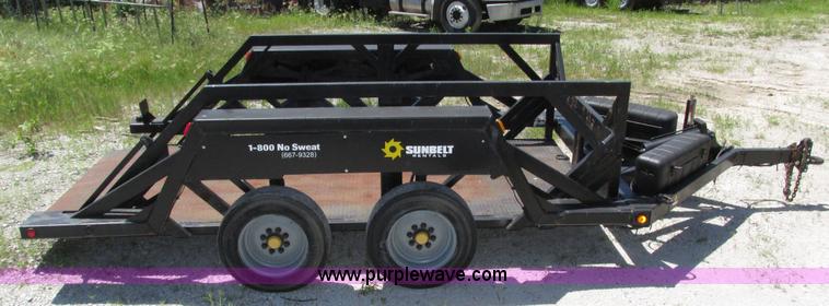 image for item H4617 2006 Biljax ET12000 hydraulic drop deck equipment trailer