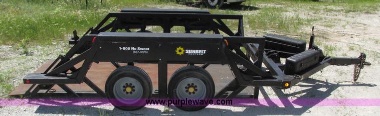 image for item H4617 2006 Biljax ET12000 hydraulic drop deck equipment trailer