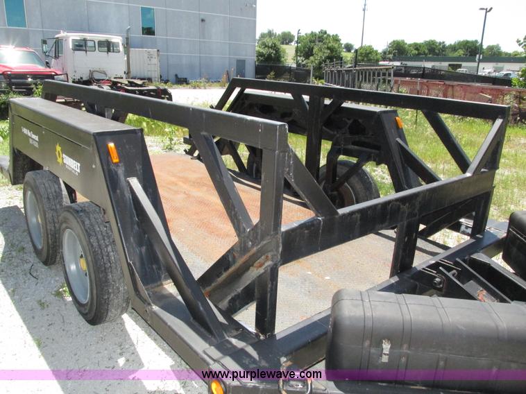 image for item H4617 2006 Biljax ET12000 hydraulic drop deck equipment trailer