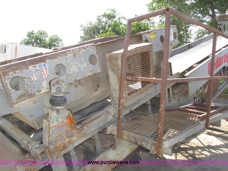 image for item H4619 Cedarapids conveyor and scalping screen