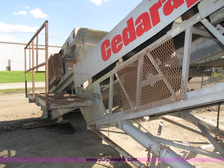 image for item H4619 Cedarapids conveyor and scalping screen