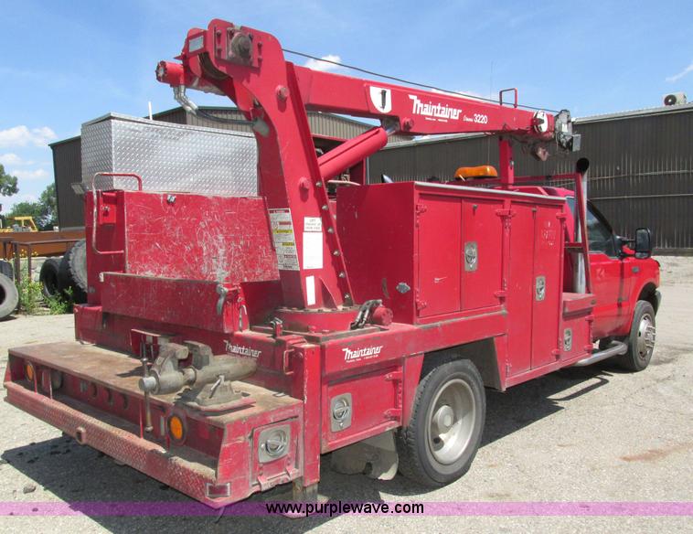 image for item H4620 1999 Ford F550 Super Duty XL service truck with crane