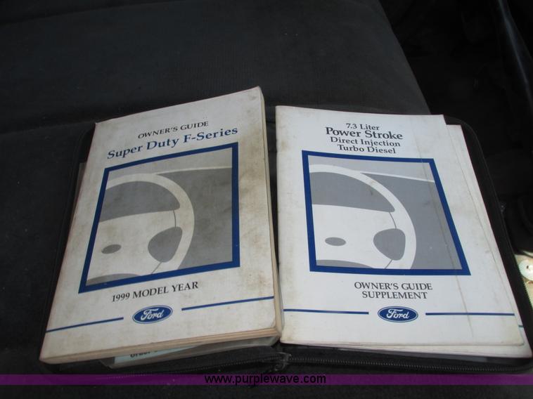 image for item H4620 1999 Ford F550 Super Duty XL service truck with crane