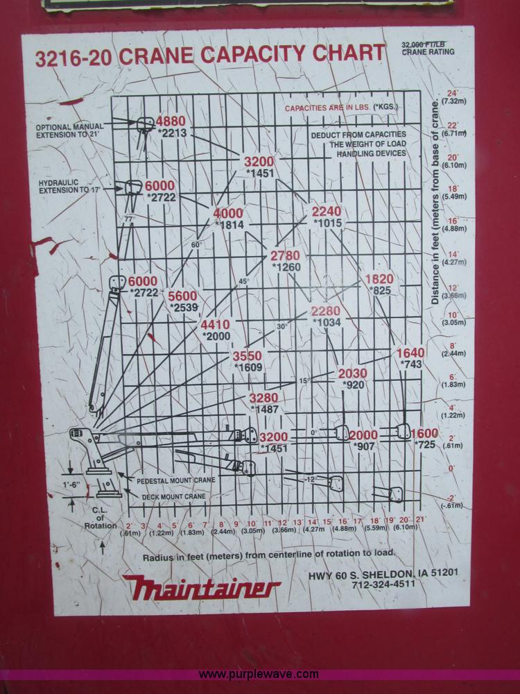 image for item H4620 1999 Ford F550 Super Duty XL service truck with crane