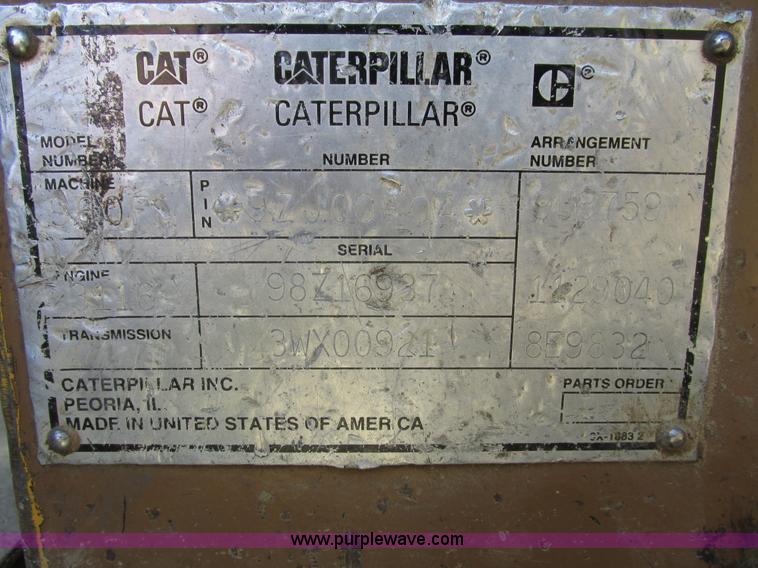 image for item H4628 1996 Caterpillar 960F wheel loader