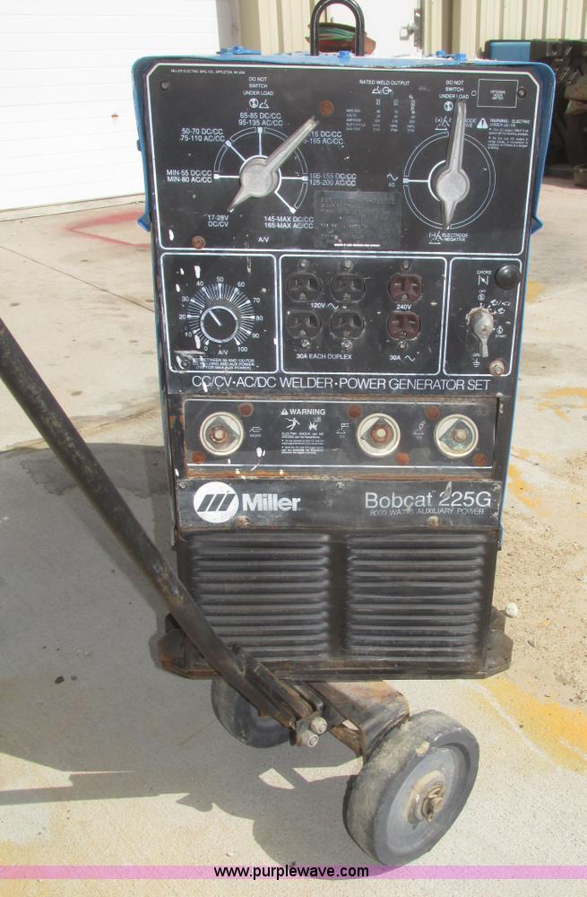 image for item H4657 Miller Bobcat 225G welder/generator