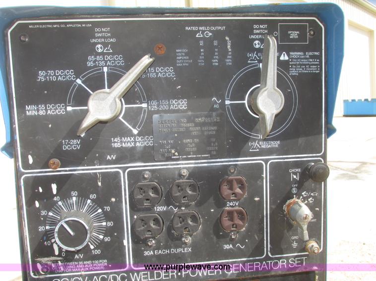 image for item H4657 Miller Bobcat 225G welder/generator