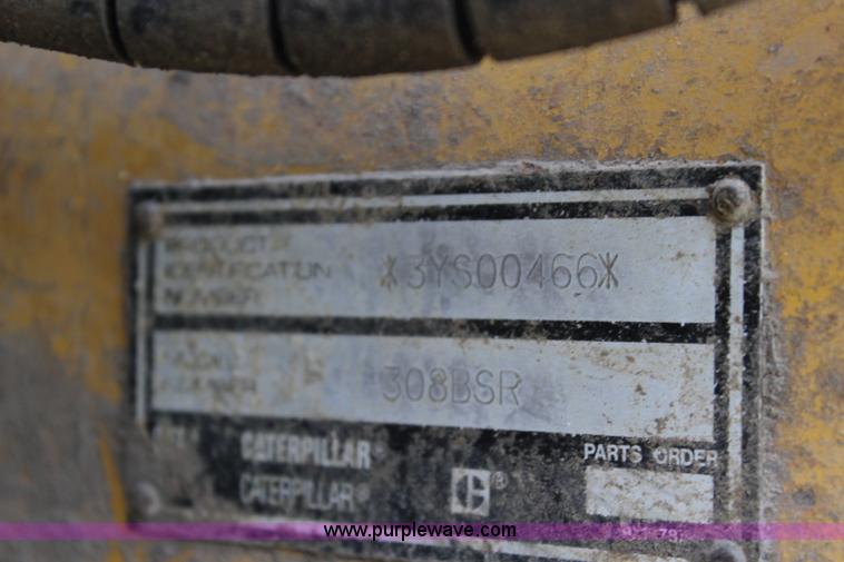 image for item J5969 1997 Caterpillar 308B SR excavator