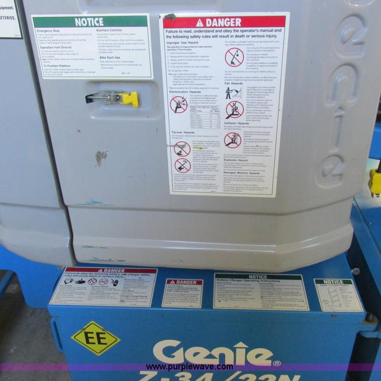 image for item K2151 2005 Genie Z-34/22 boom lift