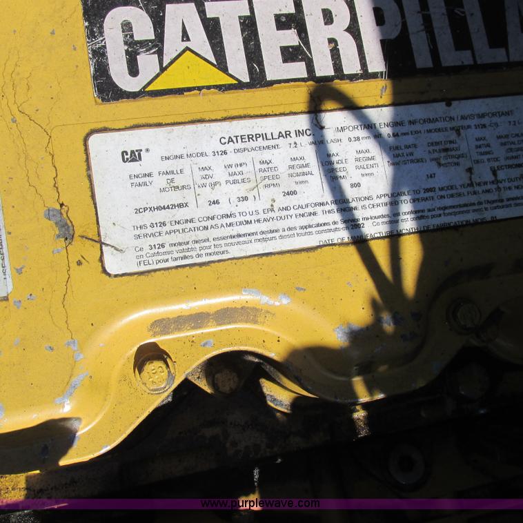 image for item K2157 2002 Chevrolet C7500 dump truck