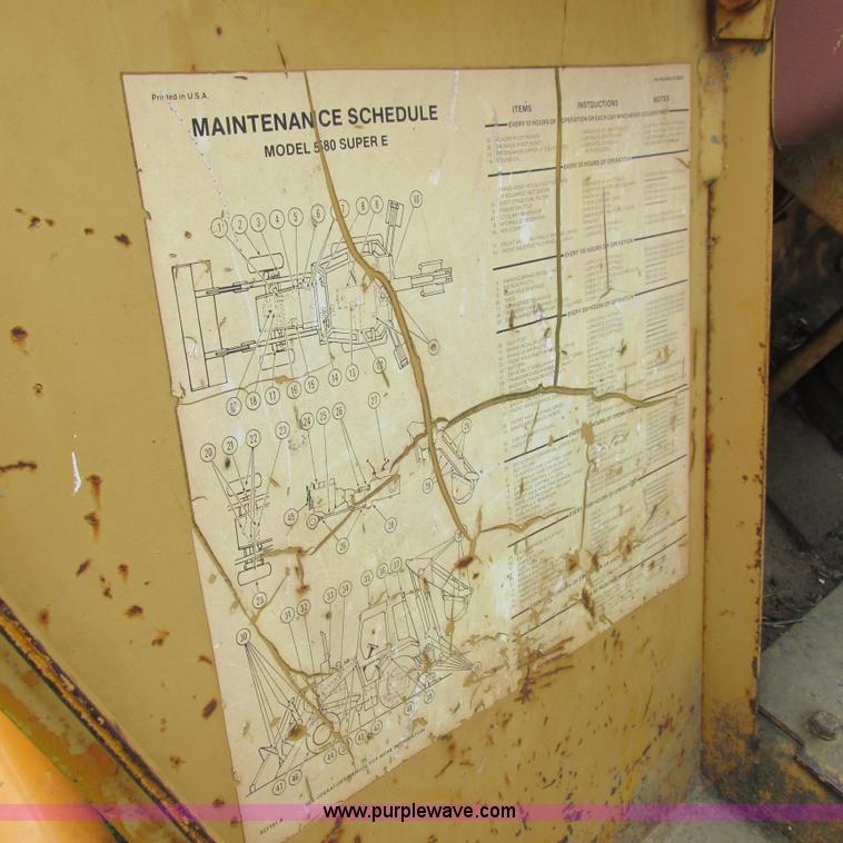 image for item K2170 Case 580E backhoe