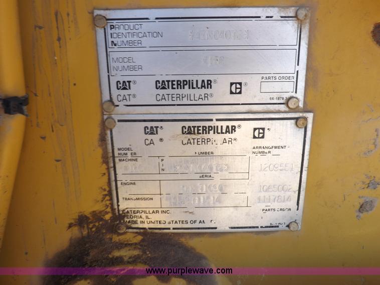 image for item K3968 1997 Caterpillar 416C backhoe