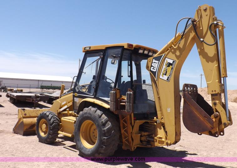 image for item K3969 1998 Caterpillar 416C backhoe