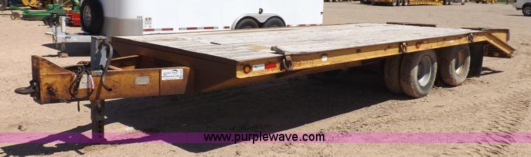image for item K3970 1990 Belshe equipment trailer