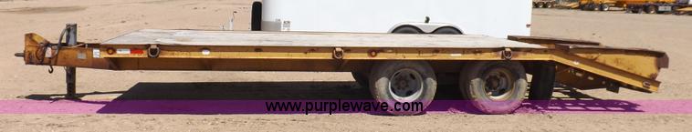 image for item K3970 1990 Belshe equipment trailer