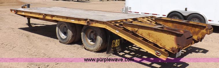image for item K3970 1990 Belshe equipment trailer