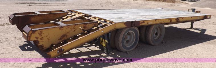 image for item K3970 1990 Belshe equipment trailer