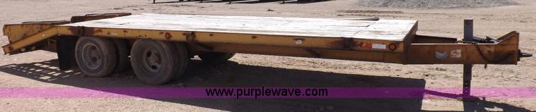 image for item K3970 1990 Belshe equipment trailer