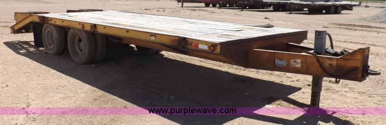 image for item K3970 1990 Belshe equipment trailer
