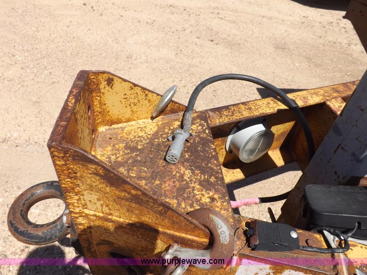 image for item K3970 1990 Belshe equipment trailer