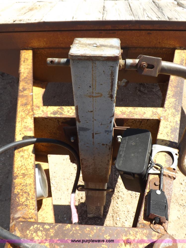 image for item K3970 1990 Belshe equipment trailer