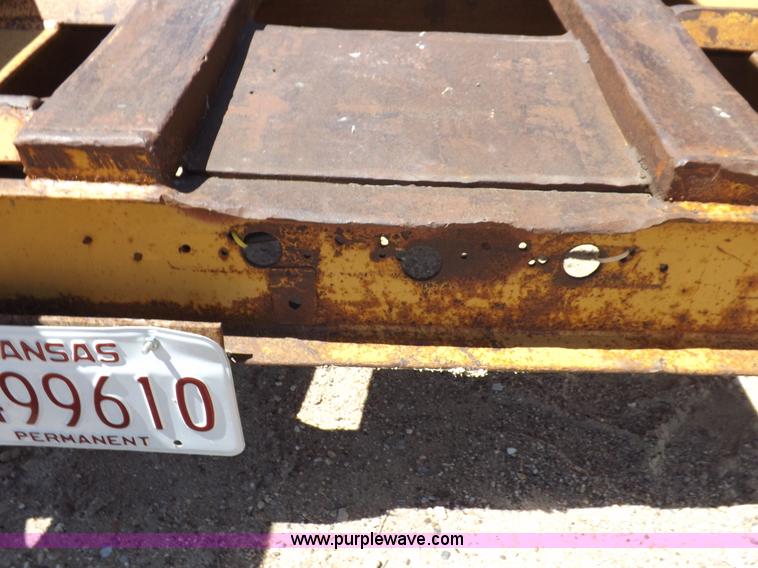 image for item K3970 1990 Belshe equipment trailer