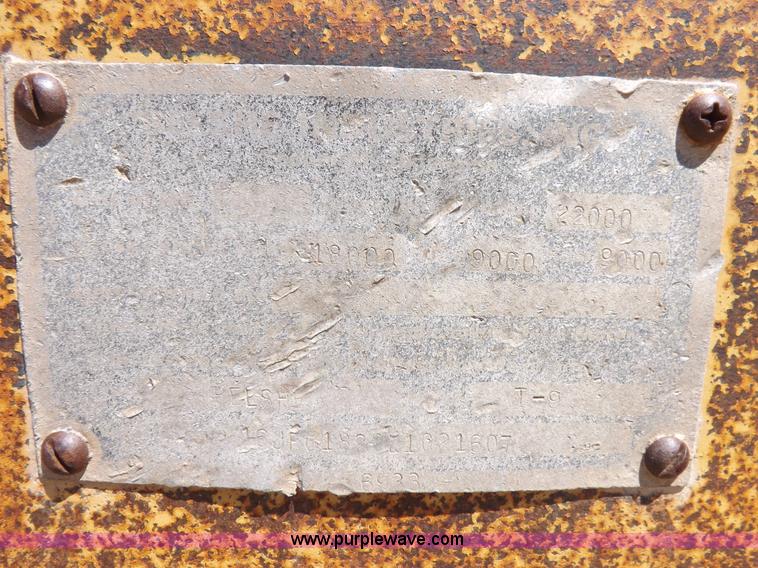 image for item K3970 1990 Belshe equipment trailer