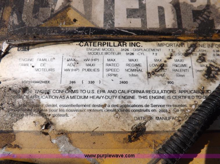 image for item K3999 2003 Freightliner FL70 box truck