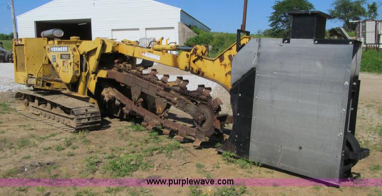 image for item K5688 Vermeer T600C trencher with tile boot