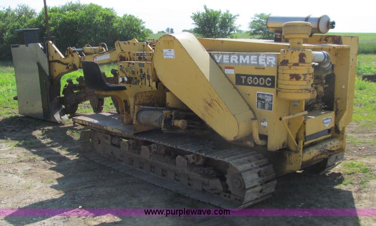 image for item K5688 Vermeer T600C trencher with tile boot