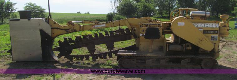 image for item K5688 Vermeer T600C trencher with tile boot