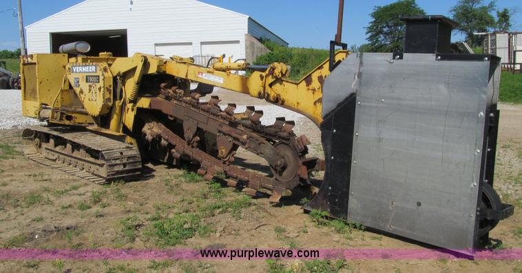 image for item K5688 Vermeer T600C trencher with tile boot