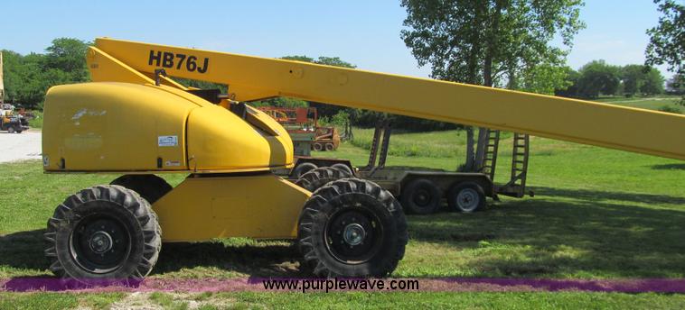 image for item K5691 2002 Haulotte HB76J boom lift with jib