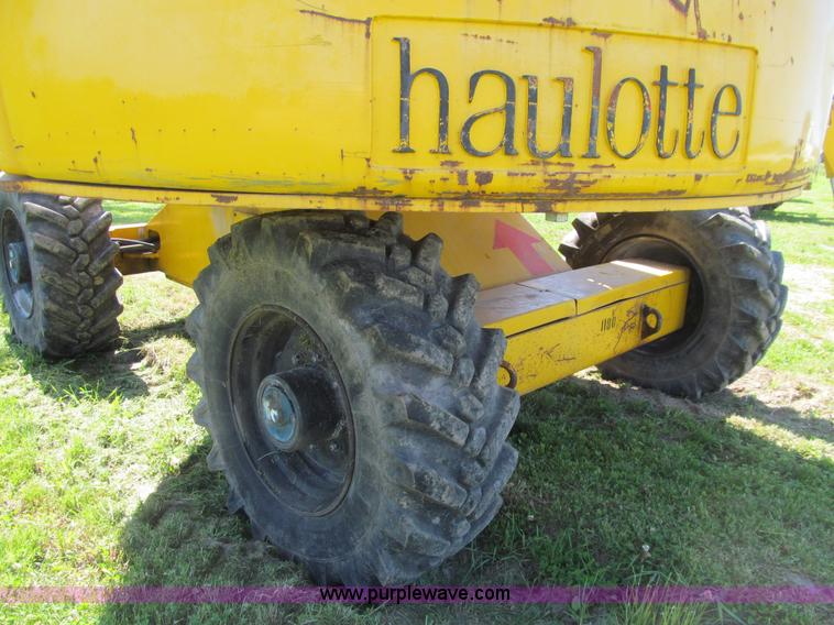 image for item K5691 2002 Haulotte HB76J boom lift with jib