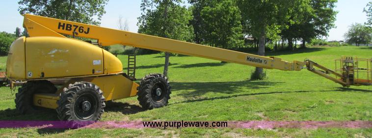 image for item K5691 2002 Haulotte HB76J boom lift with jib