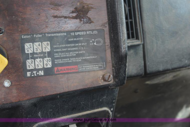 image for item K6848 1996 Peterbilt 377 flatbed truck