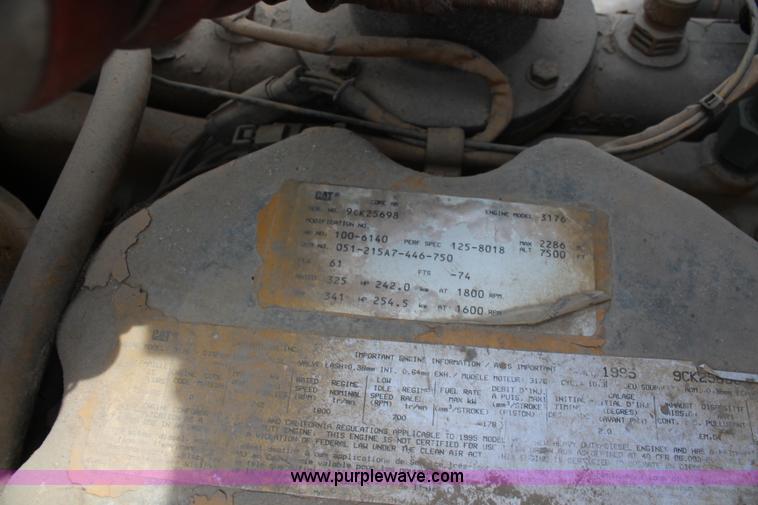 image for item K6848 1996 Peterbilt 377 flatbed truck