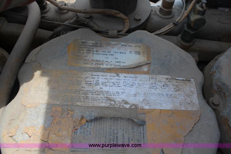 image for item K6848 1996 Peterbilt 377 flatbed truck