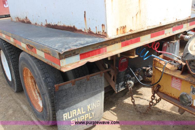 image for item K6848 1996 Peterbilt 377 flatbed truck