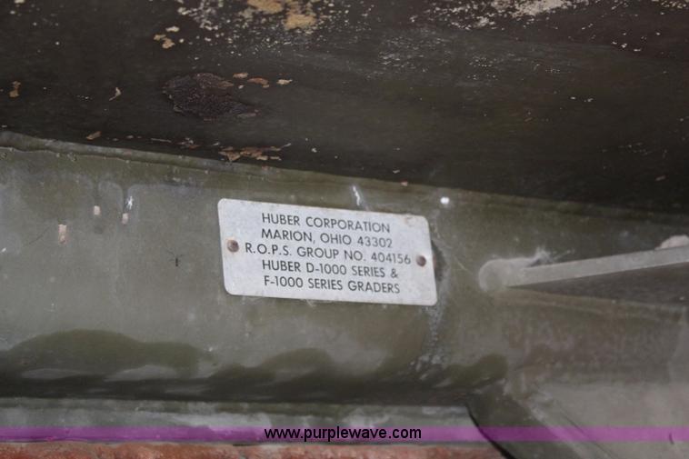 image for item K6944 1975 Huber F1500M rigid frame motor grader