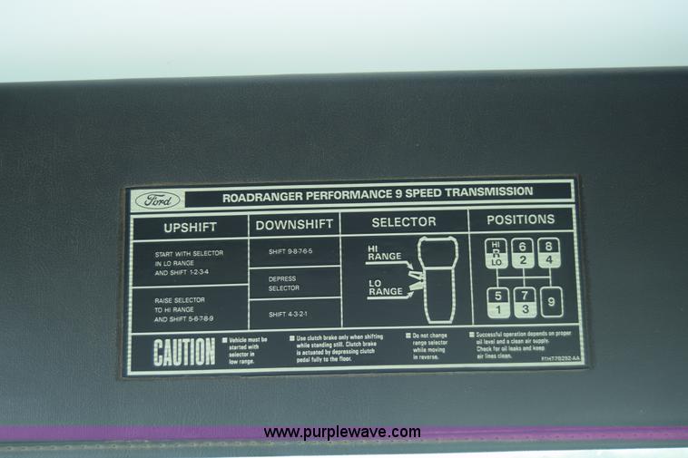 image for item K8612 1994 Ford LTA9000 AeroMax 106 semi truck