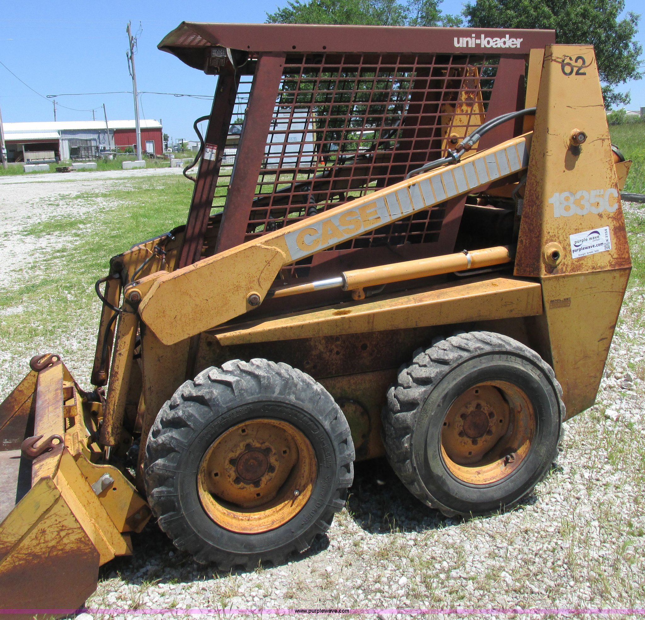1988 Case 1835C skid steer in Columbia, MO Item K2154 sold Purple Wave