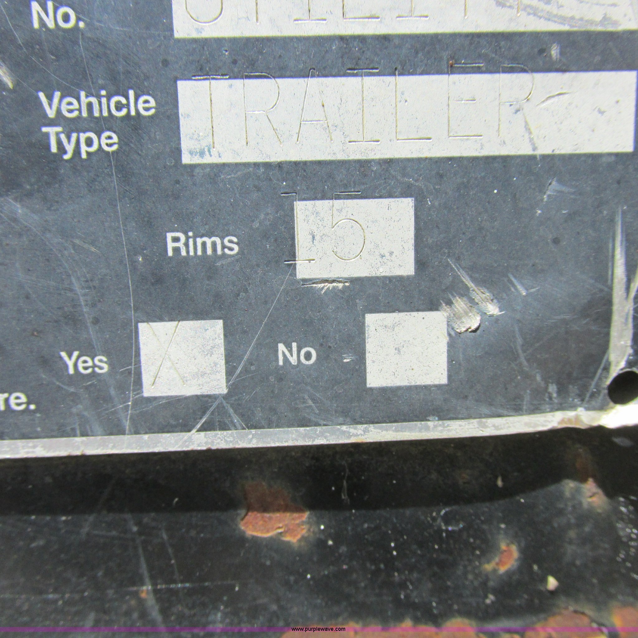 2004 Doolittle utility trailer in Columbia , MO Item K2156 sold