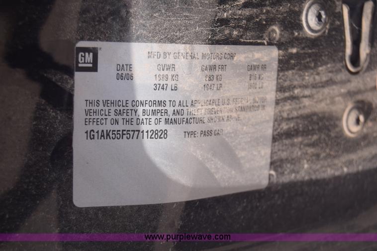 image for item E6386 2007 Chevrolet Cobalt LS