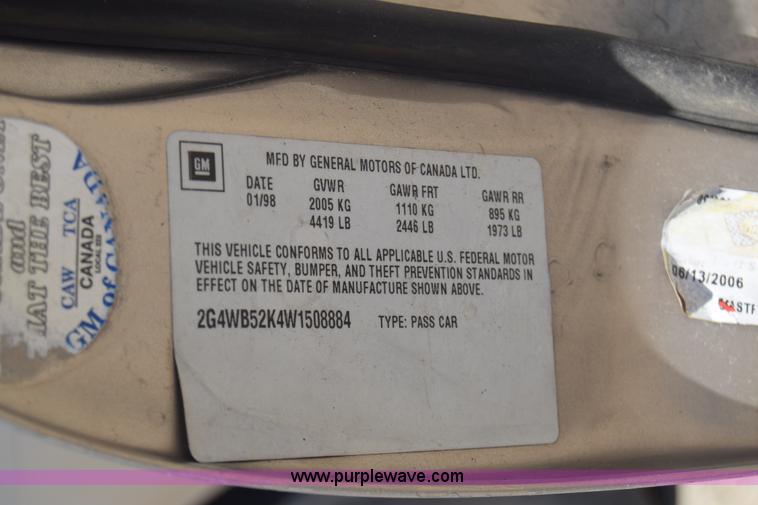 image for item F7892 1998 Buick Regal LS