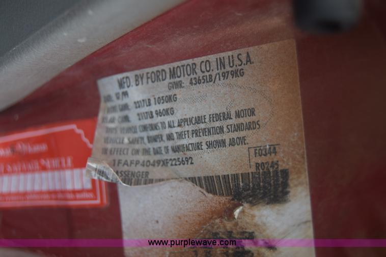 image for item F7900 1999 Ford Mustang