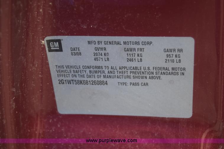 image for item F7903 2008 Chevrolet Impala LT